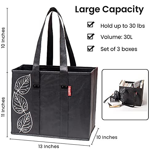PLANET E Reusable Shopping Bags, Heavy Duty Foldable Grocery Bags with Handle…