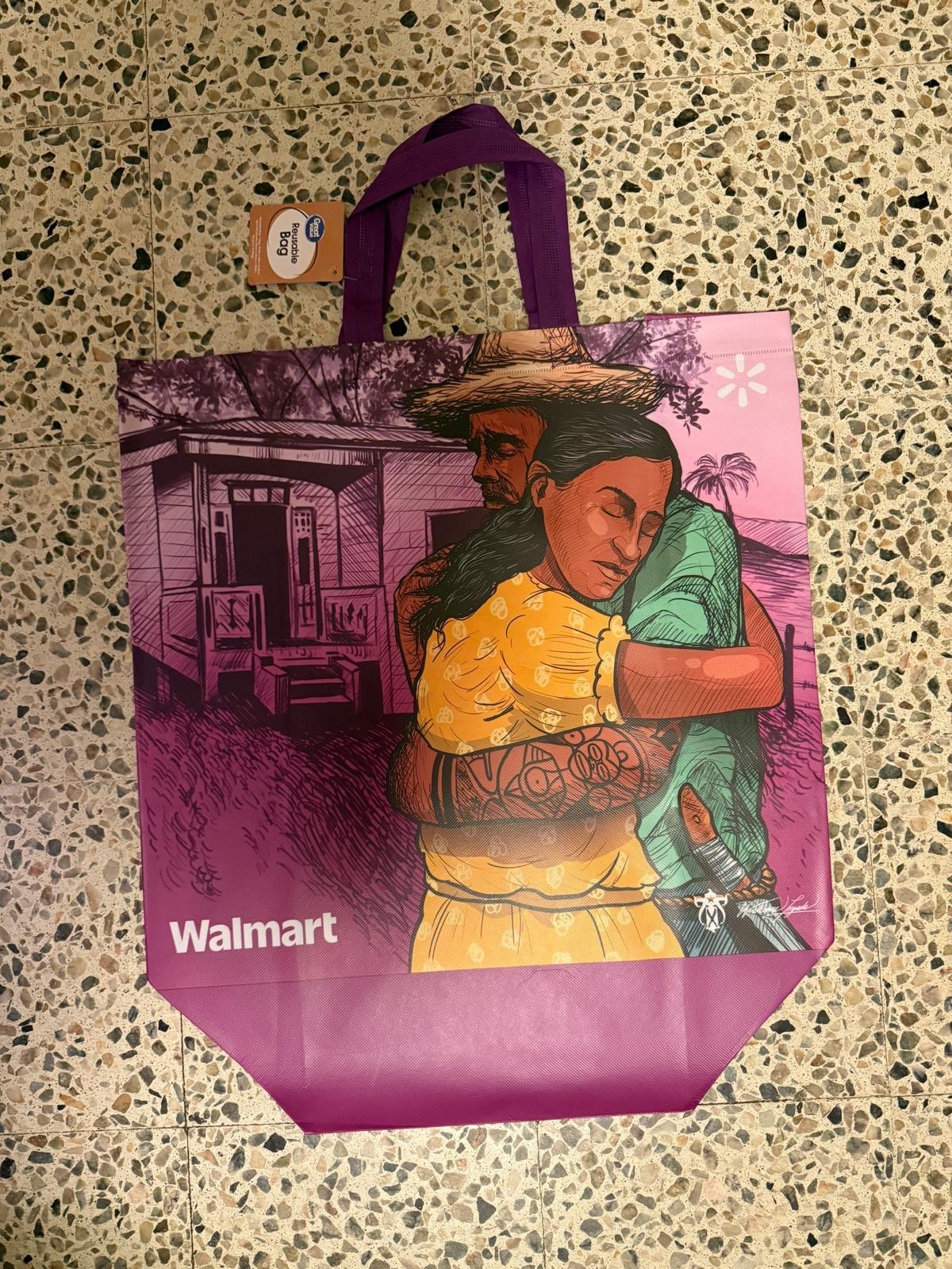 Walmart Puerto Rico Limited Collectible Reusable Bag Navidad. XL New.