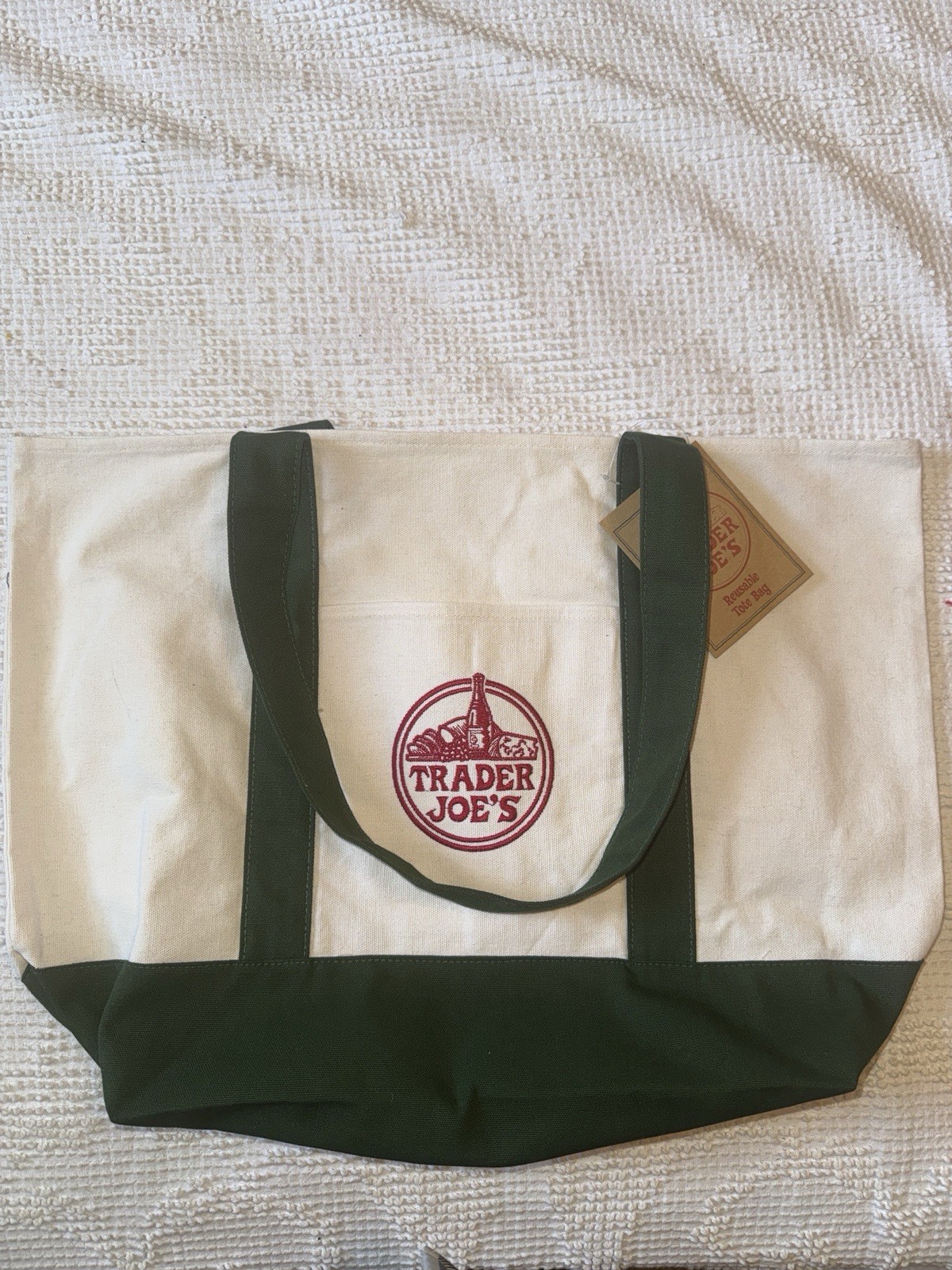 Limited Edition Canvas Tote Shopper Bag Brand New w/Tag Trader Joe’s Fashion
