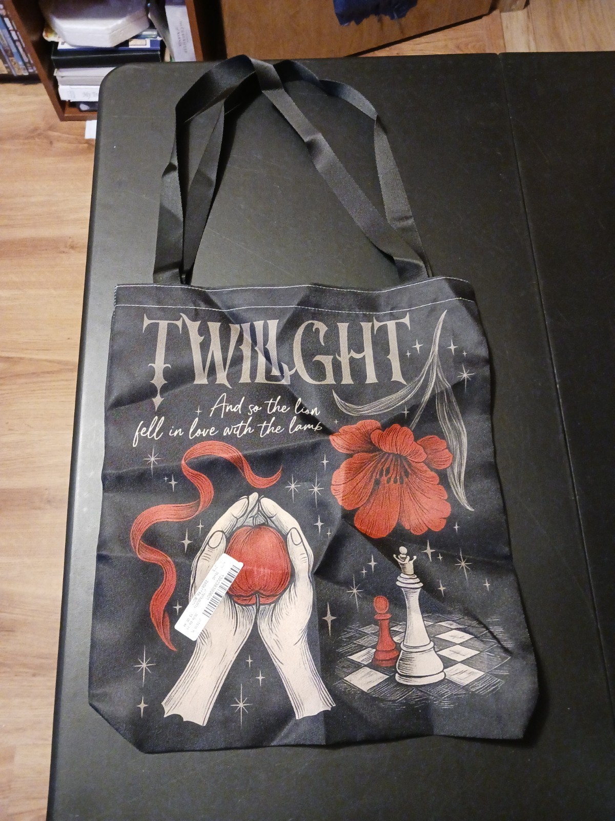 New Twilight “And So the Lion Fell in Love With the Lamb” 12” x 15” Tote Bag