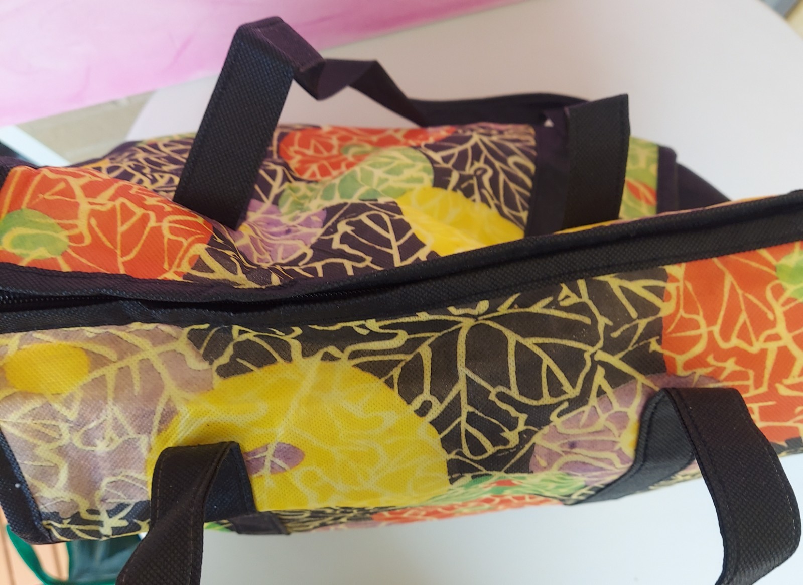 Keep Cool Insulated Soft Tote Bag Yellow Large Cooler Grocery Beach Picnic