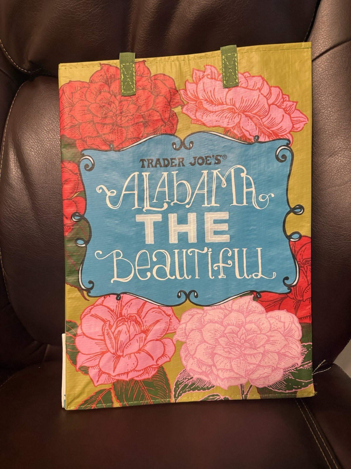 NEW Alabama Trader Joe’s Tote Reusable Bag Grocery Shopping Bag