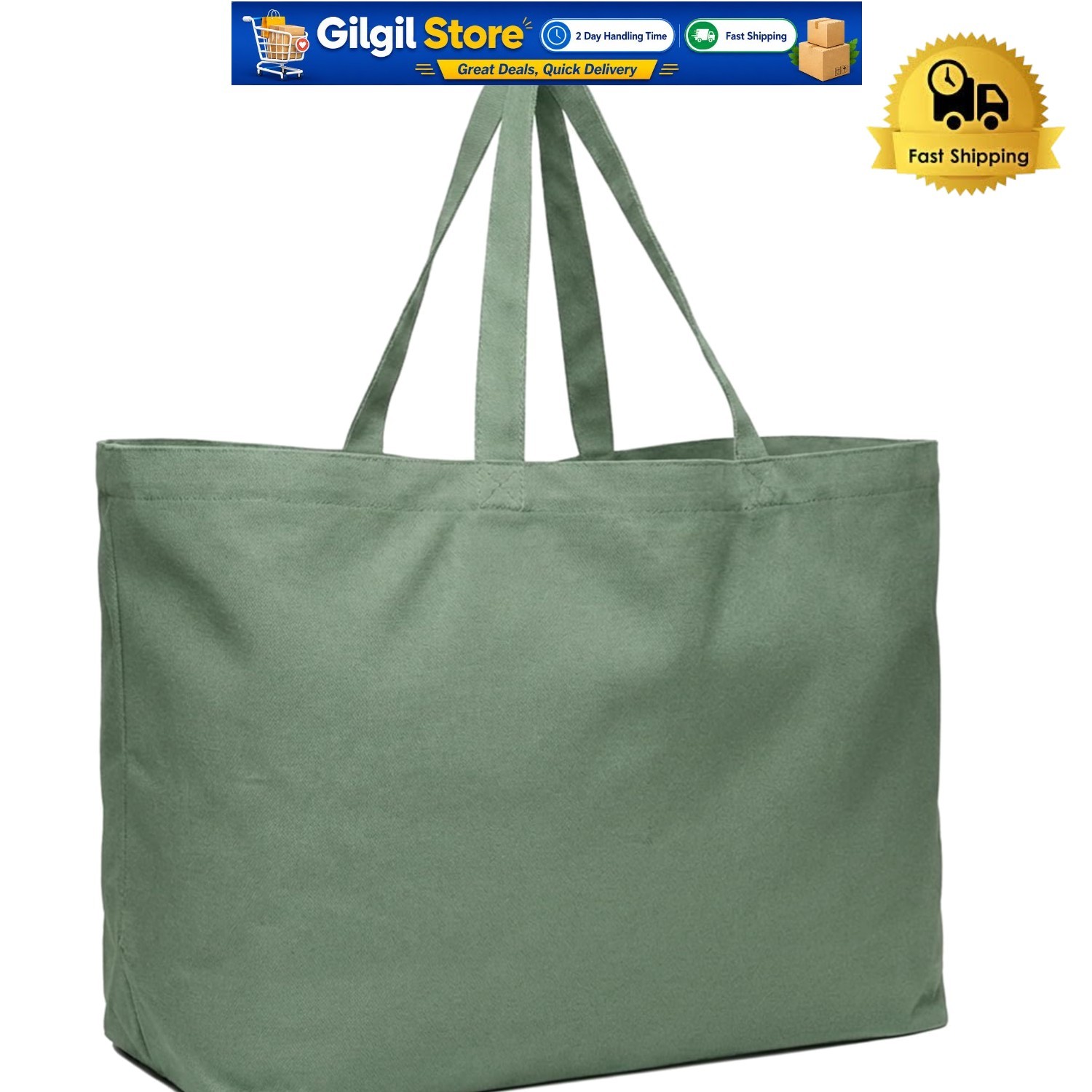Elegant Extra Large Cotton Tote – Perfect for Eco-Friendly Lifestyle & DIY