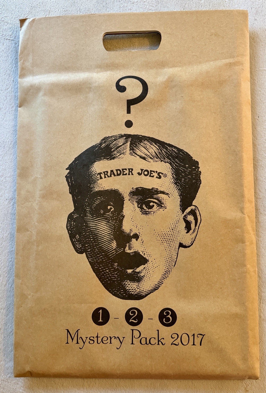 New Sealed 2017 Trader Joe’s Mystery Pack of 3 Surprise Tote Bag