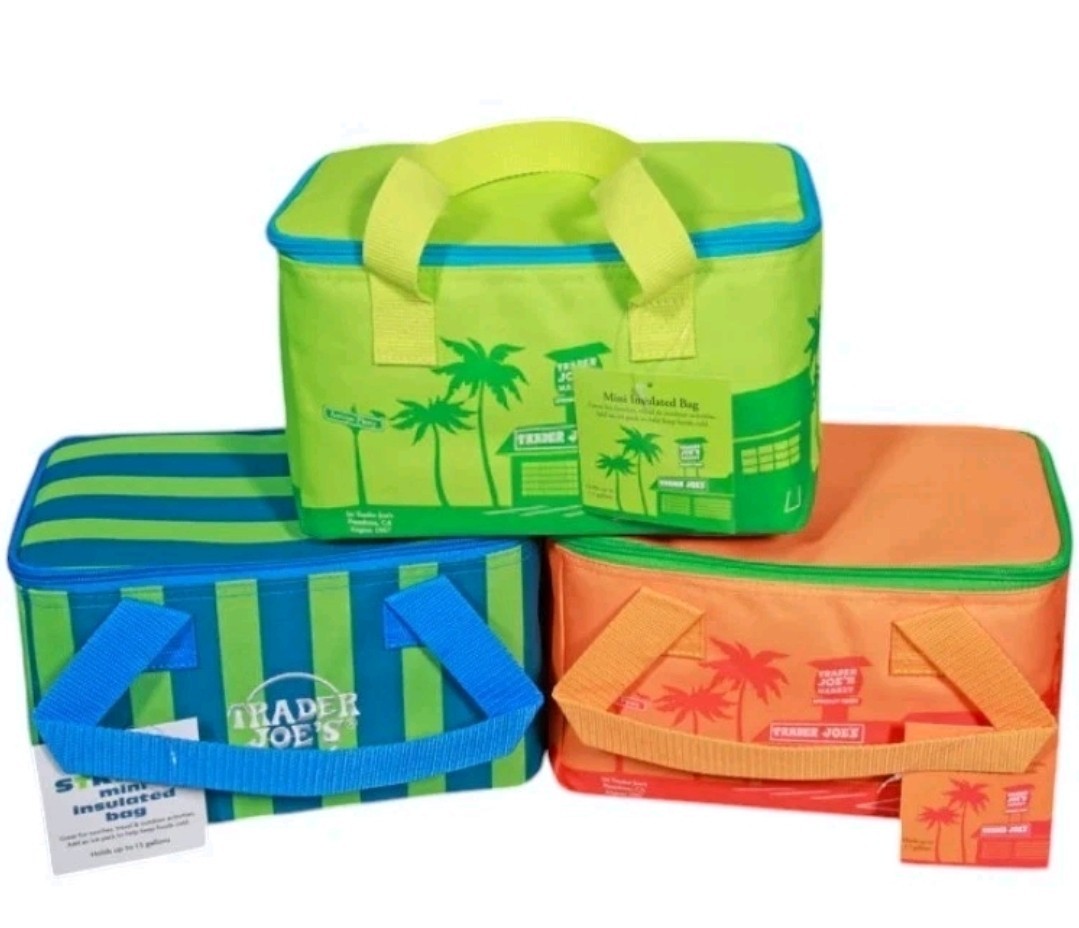 Trader Joes 2026 Mini Insulated Tote Summer Fun Choose 1 Bag