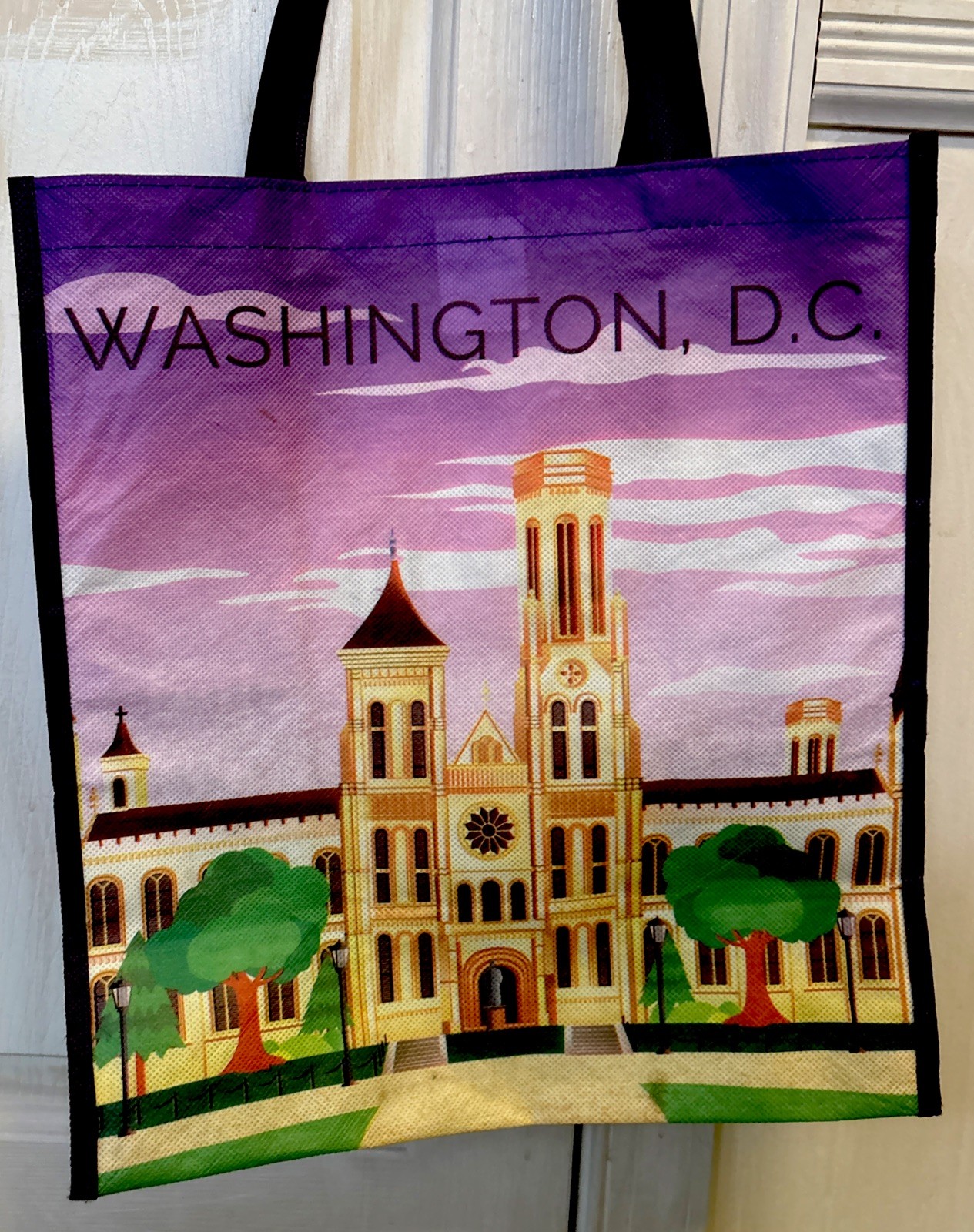 RARE Whole Foods Sticker reusable tote bag Washington DC