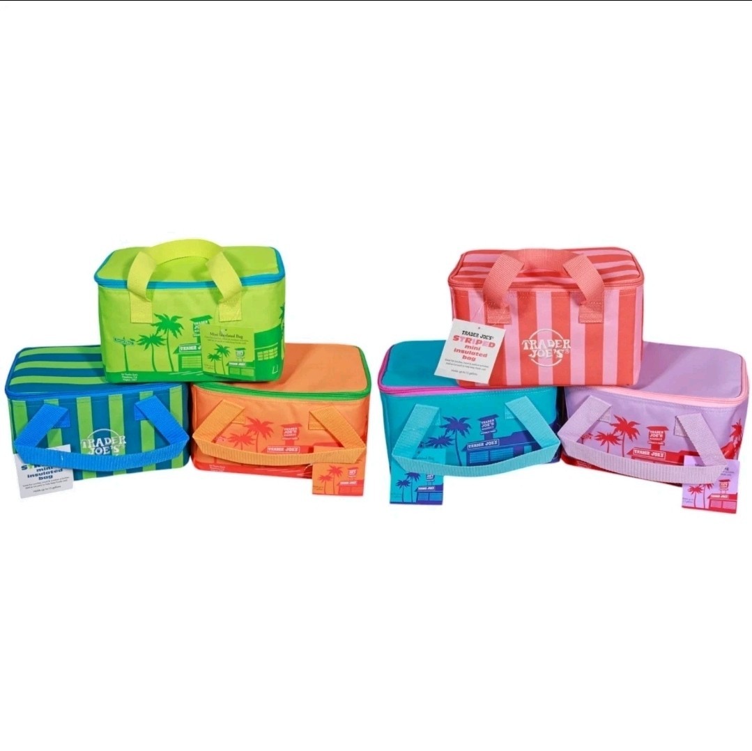 Trader Joes 2026 Mini Insulated Tote Summer Fun Choose 1 Bag