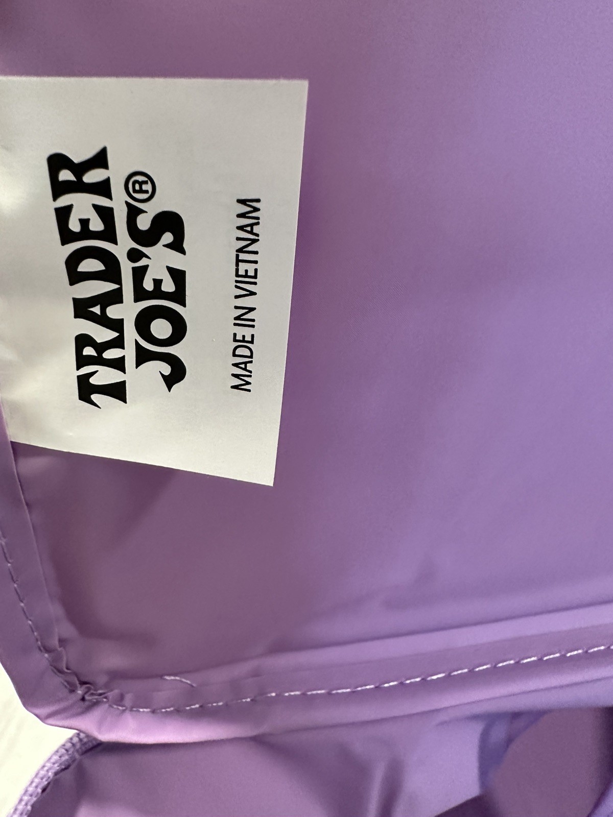 ⭐Trader Joe’s Large 8 Gal Lavender Reusable Insulated Shopping Bag New✨