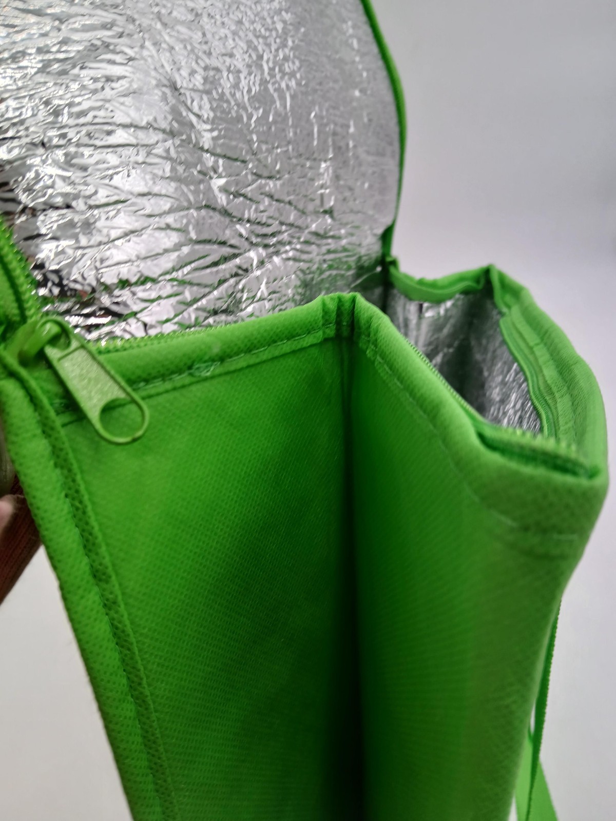 Lot 3 Bamko Insulated Food Grocery Shopping Delivery Bag Green 14″ x 12.5″ x 8″