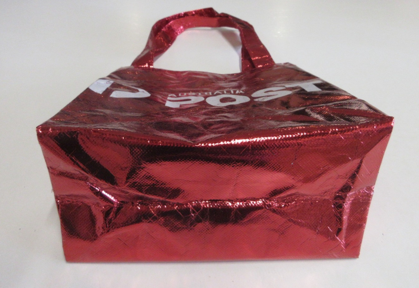 Australia Post – Small Carry Bag – Shiny – Red and White – Branding and Logo