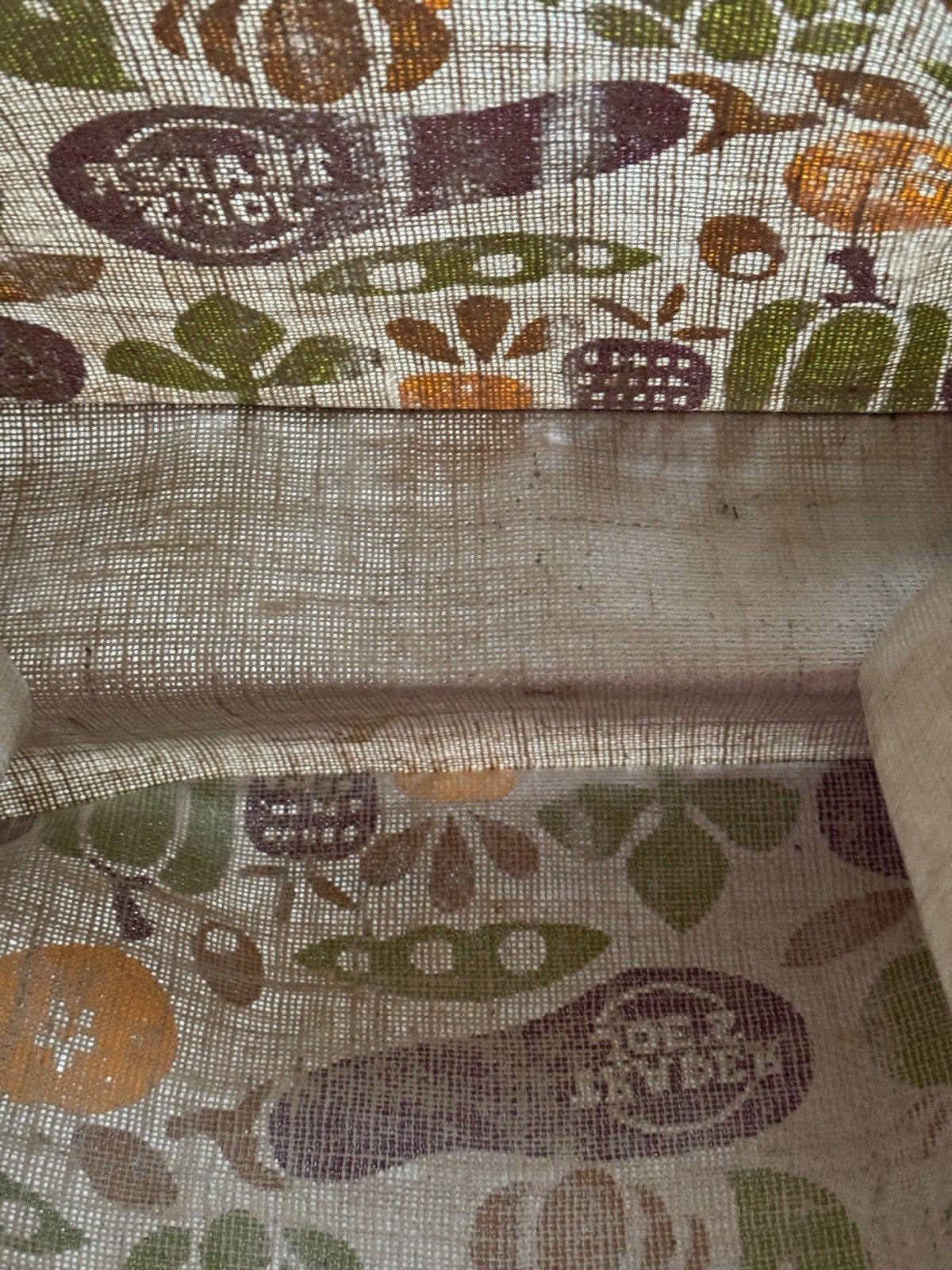 Trader Joe’s VEGGIES JUTE BURLAP REUSABLE BAG