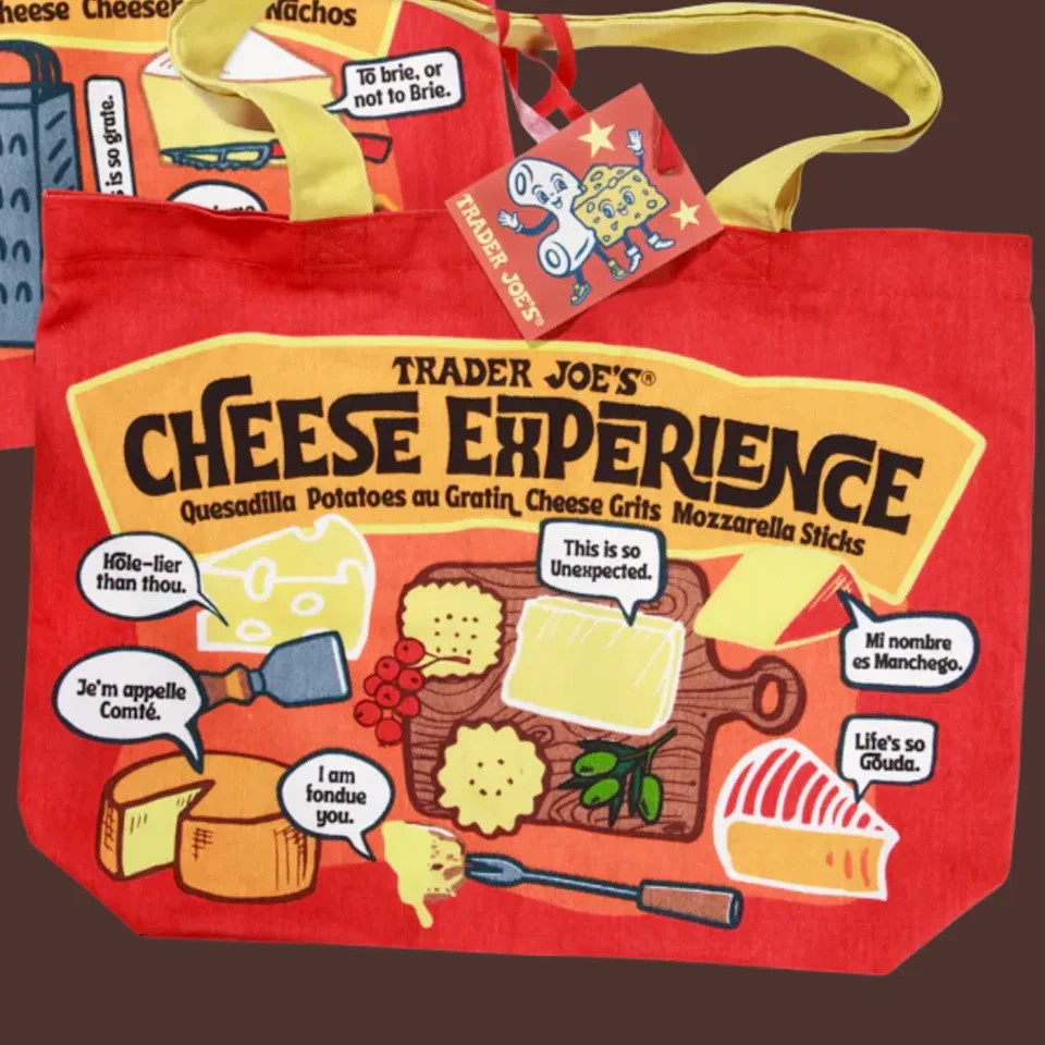 Trader Joe’s Limited Edition “Cheese Experience” Tote bag