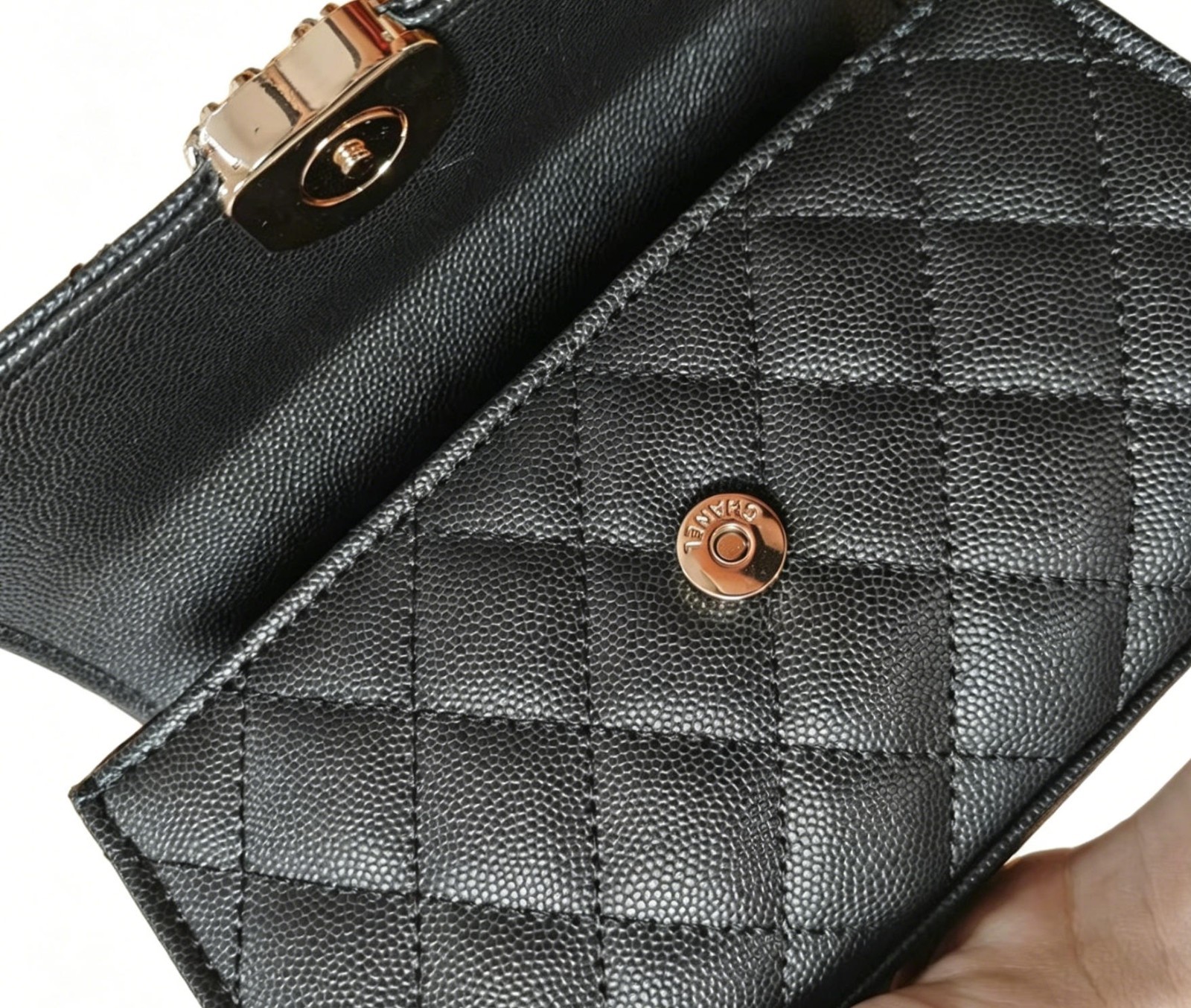 Beauty Premium Gift Pebbled Leather Top Handle Bag Shoulder Crossbody Purse