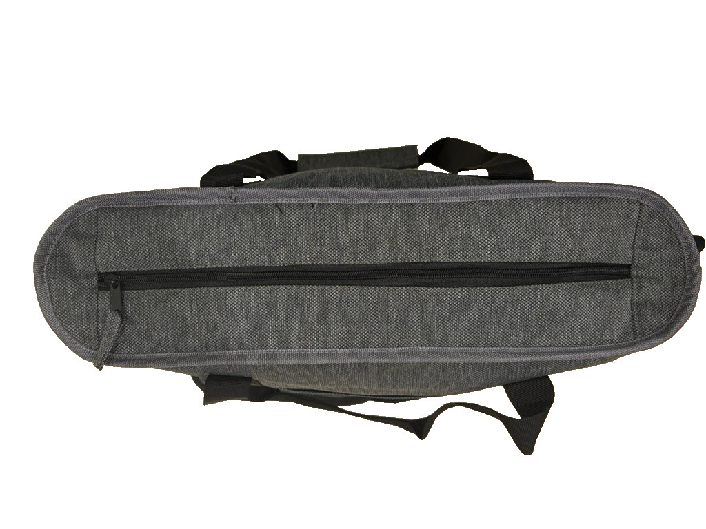 NWOT Gray Insulated Large Tote Cooler Bag Reusable 8 Gallon Shoulder Strap Logo