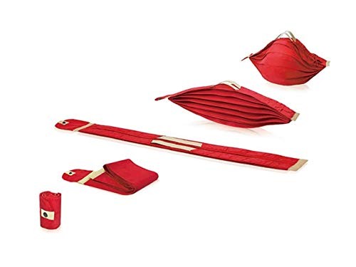 S411KU Shupatto Compact Bag, M, Flower Flowers, Instantly Foldable Eco Bag