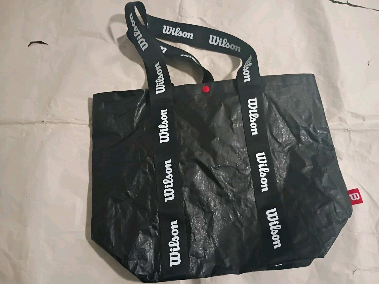 Wilson Black Reusable Tote Bag