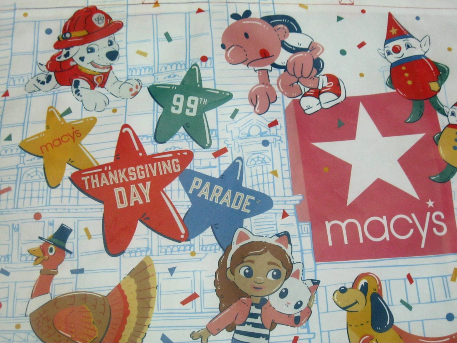Macy’s THANKSGIVING DAY PARADE 2025 Tote Bag New York City NYC New w/Tag