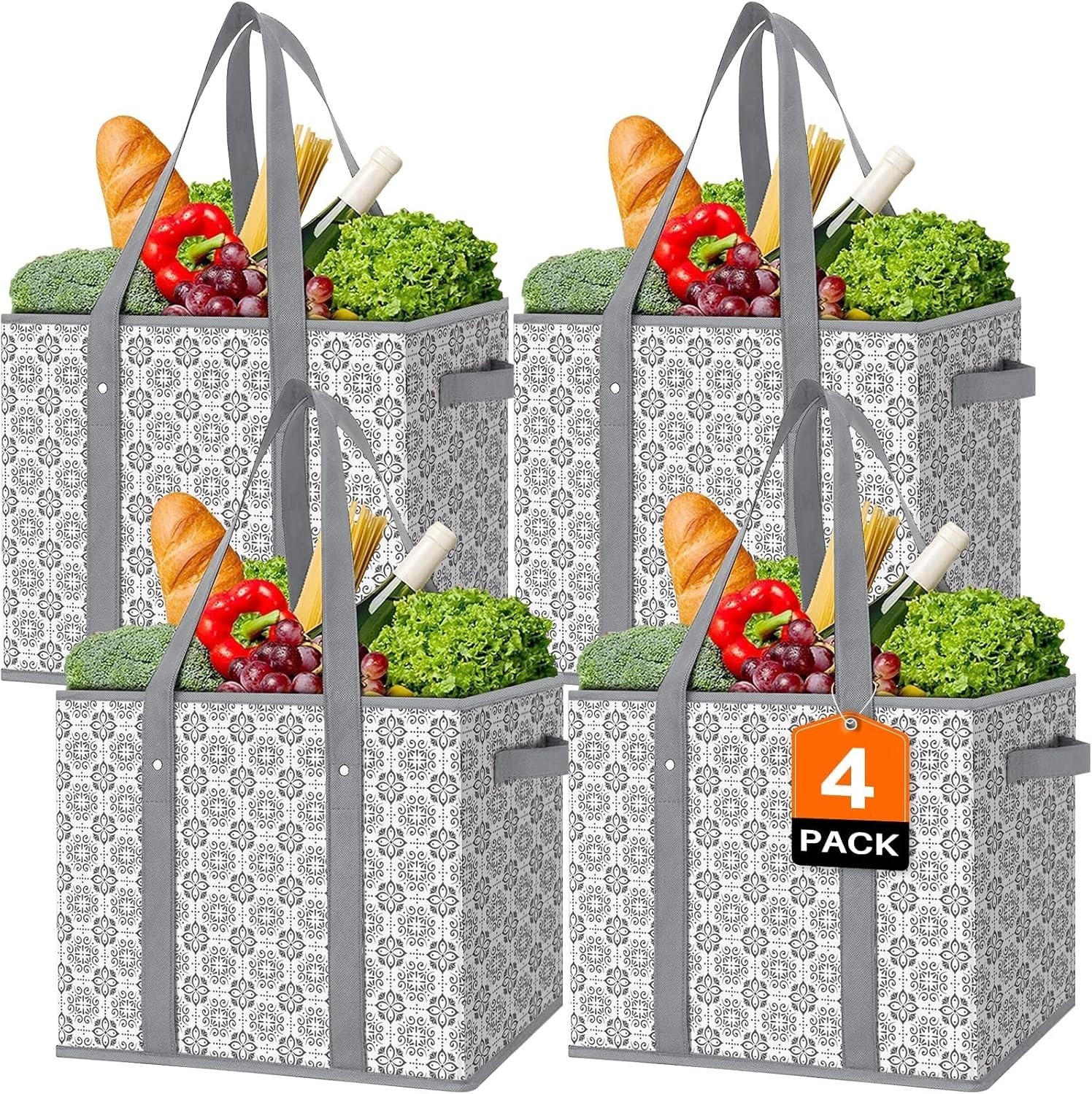 Large Foldable Shopping Bags Water Resistant