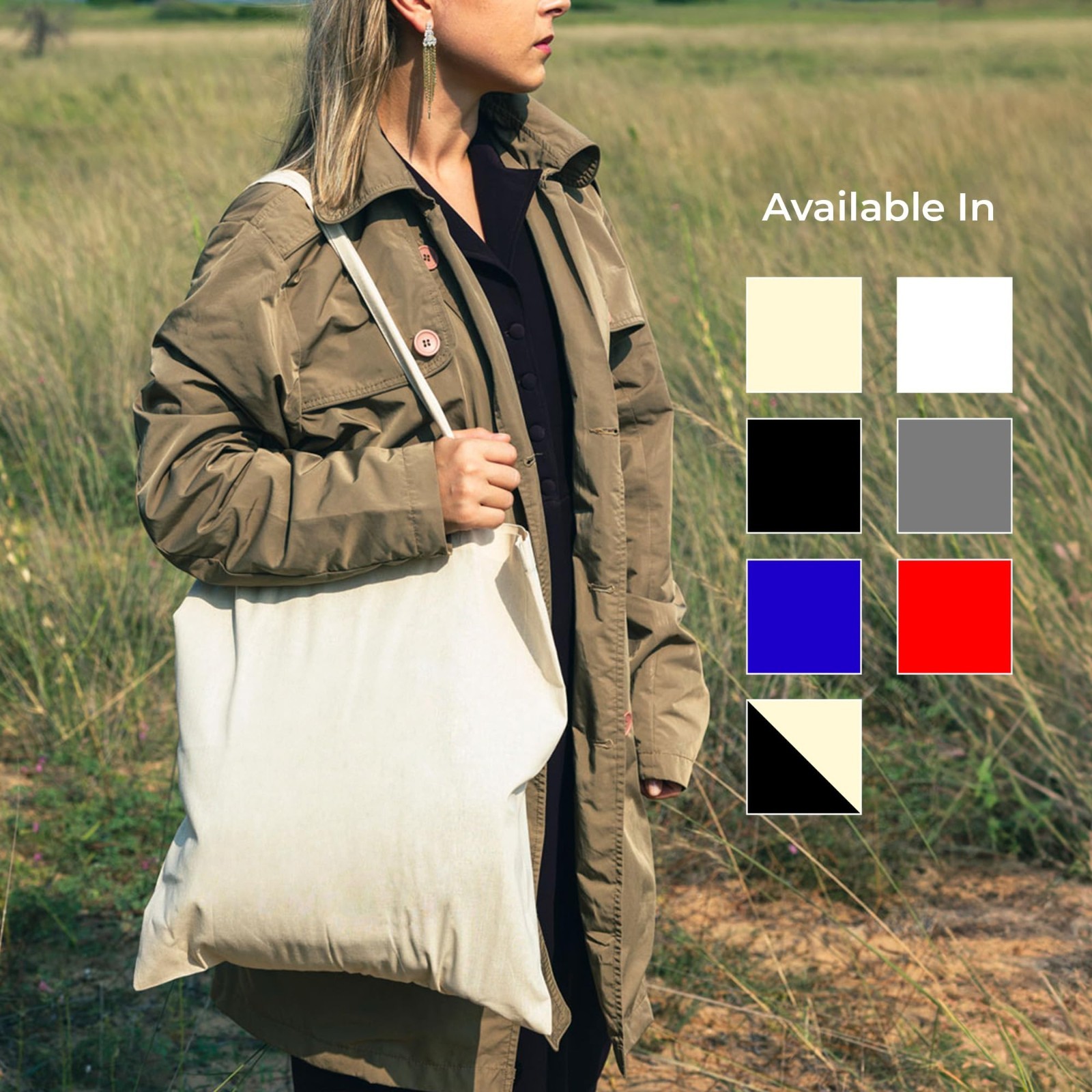 Bulk Reusable Tote Bags – 5/6/12/24/48/100/200 Pack – Eco-Friendly Grocery, Beac