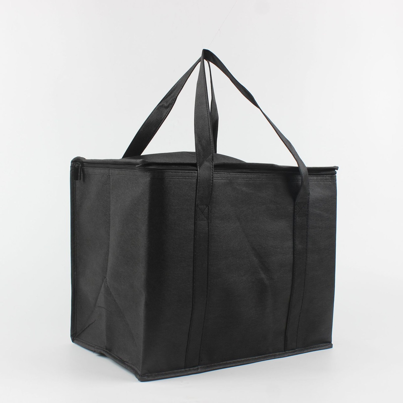 2 Pack Insulated Grocery Bag: Heavy Duty Foldable Shopping Storage Zipper Toteh