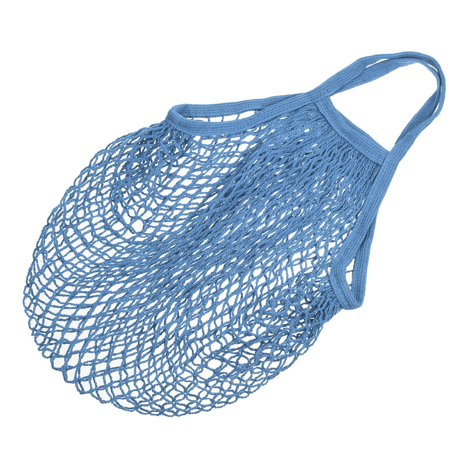 Cotton Mesh Bag 15″x13.8″ Mesh Net String Grocery Bags Dark Blue